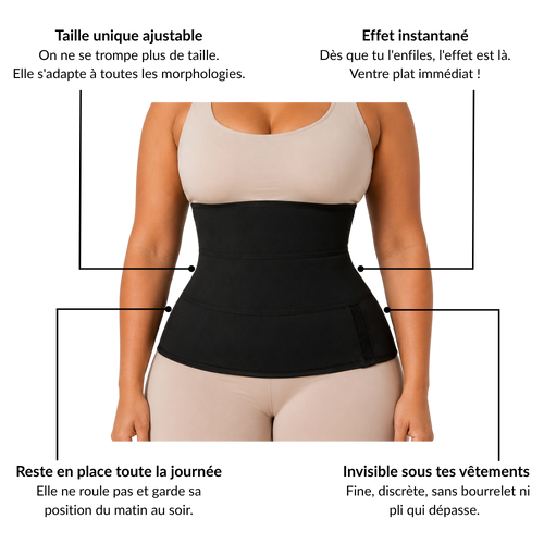 Gaine sans taille — Ventre plat instantané